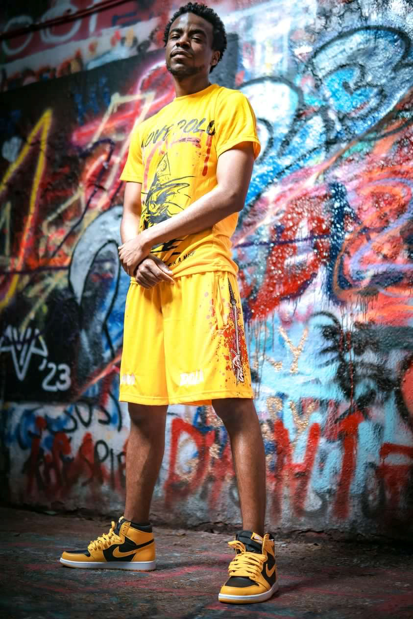 (Yellow) Shirt & Short Set (MoveDolo)