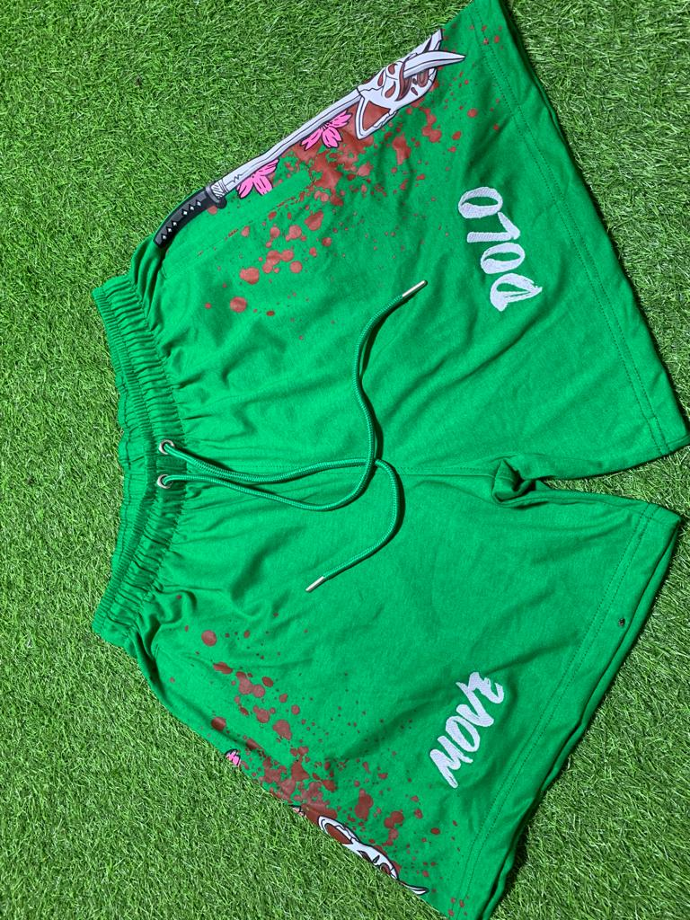 (Green) Shirt & Shorts Set (MoveDolo)