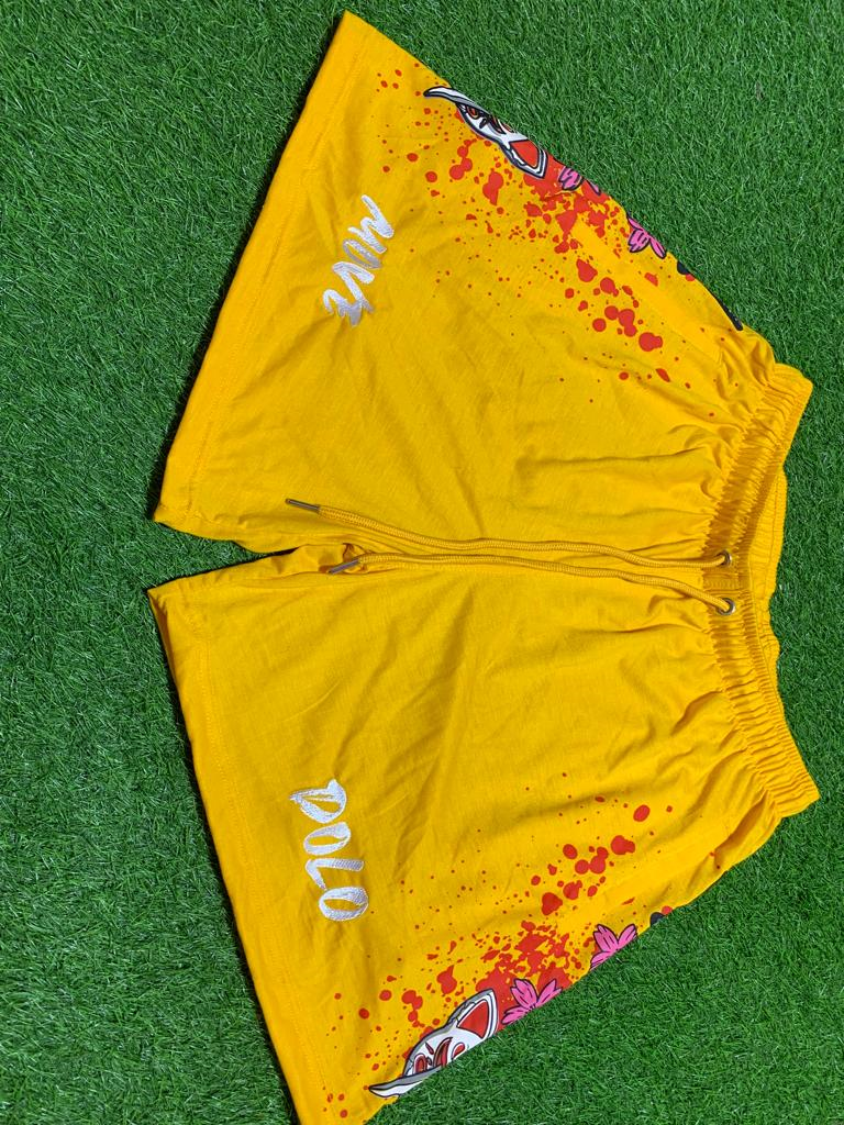 (Yellow) Shirt & Short Set (MoveDolo)